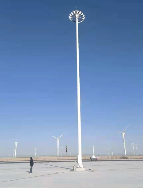 瓜州高速路服务区幸福路街道高杆灯项目