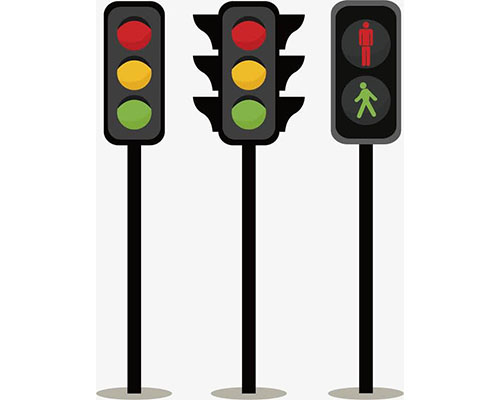 幸福路街道信号灯