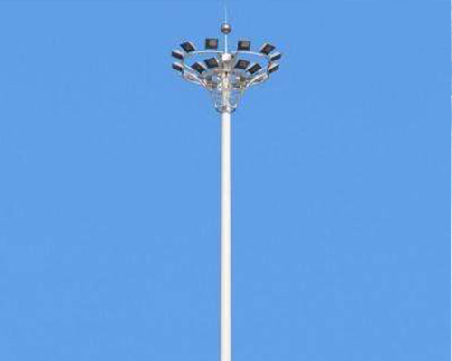 幸福路街道高杆灯