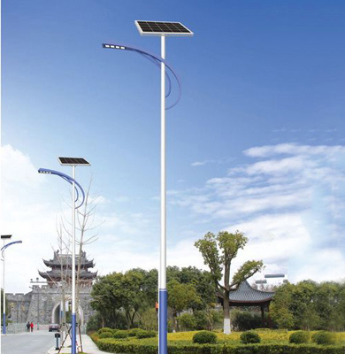 幸福路街道太阳能路灯
