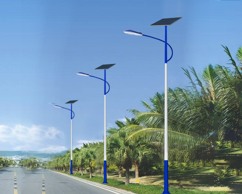 幸福路街道太阳能路灯