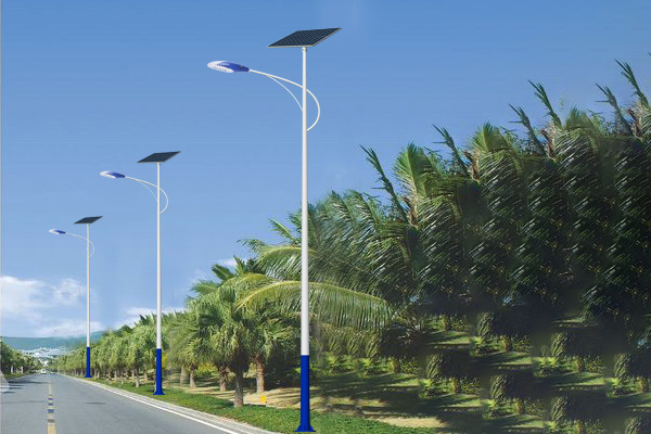 幸福路街道太阳能路灯