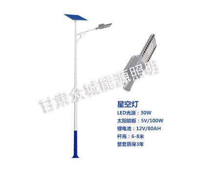 幸福路街道爆款太阳能路灯
